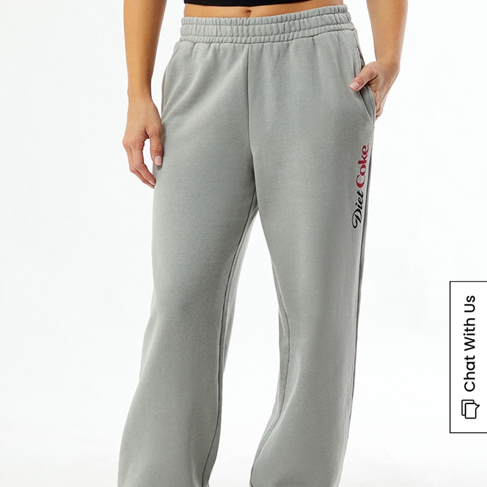 Gray pacsun Diet Coke sweatpants new